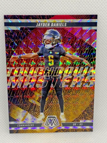 Jayden Daniels 2025 Panini Mosaic Football Touchdown Masters Silver Prism