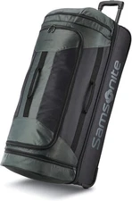 Samsonite Andante 2 Wheeled Rolling Duffel Bag Moss Green Black 32" Green/Black