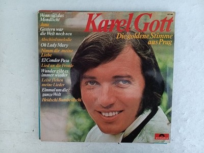 Schallplatte Vinyl LP, Karel Gott, Die goldene Stimme aus Prag