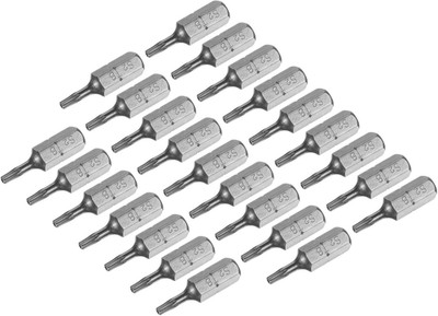Torx Bits 1/4 Inch Hex Shank 25Mm Length Magnetic Screwdriver T8 Screw Driver Bi
