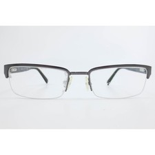 Safilo Team 4158 01J1 Eyeglasses Brown Tortoise Semi Rimless Italy 53-18-145