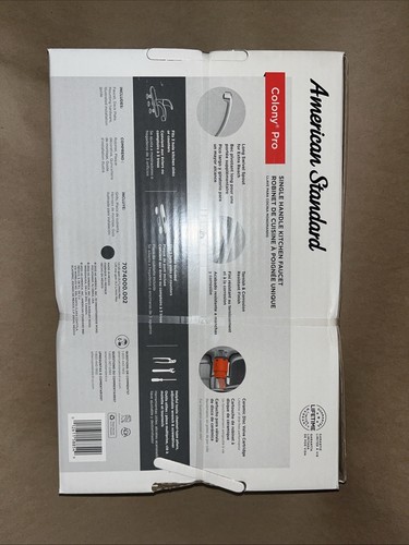 American Standard 7074000.002 Colony Pro Chrom Küchenarmatur mit Deckplatte - Bild 2 von 2