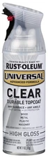 Rust Oleum Universal High Gloss Clear Spray Paint 11 Ounce Durable Finish