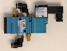 MAC VALVES 411A-B0A-DM-DDAJ-1KA 24V PILOTED SOLENOID AIR CONTROL VALVE