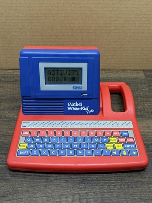 Vintage Vtech Talking Whiz Kid Plus Educational Computer Toy Tested Works