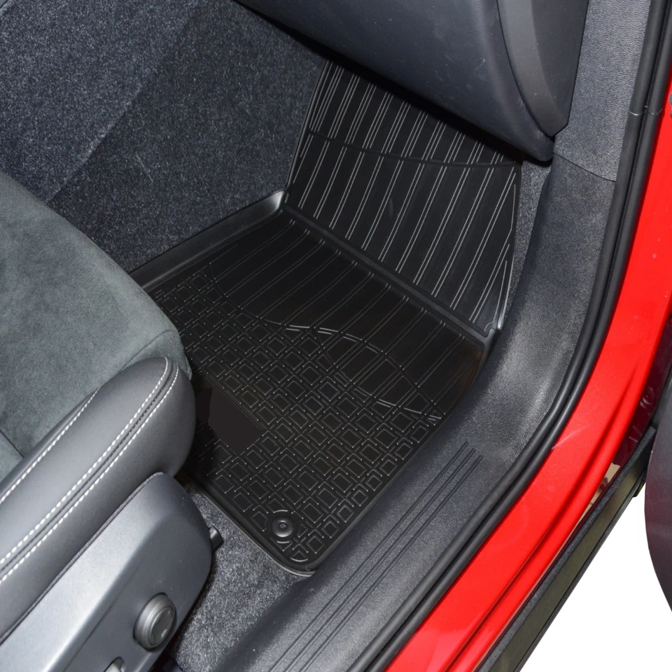 Juego de alfombrillas de goma 3D personalizadas para Toyota RAV4 2001-2005 para todo tipo de clima Foto 3 de 4