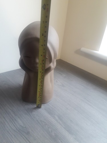 Vintage Mid Century Soviet Ceramic Bust Of A Girl By Tekt C1960 - Picture 6 of 7