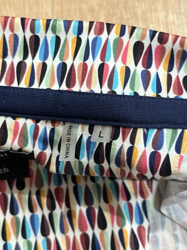 Bugatchi Ooohcotton Tech 8 Way Stretch, L Three Button Short Sleeve Polo Shirt - Picture 6 of 13