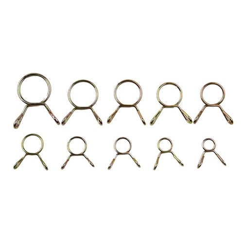 126 Pcs/set Spring Clip Air Tube Clamps Assortment Kit Fuel Oil Hose Line Clips - Picture 12 of 12