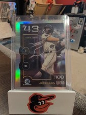 2025 Bowman Chrome Jeferson Quero Bowman Scouts Top 100 #BTP-43 Brewers