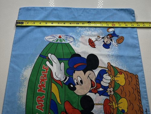 Bonita funda de almohada estándar Minnie Mouse móvil Mickey Air de colección años 80 90 - Imagen 3 de 5