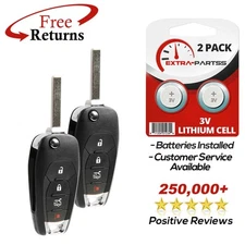 2 For 2016 2017 2018 2019 Chevrolet Cruze Keyless Entry Smart Remote Key Fob 4b