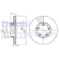 Delphi 2X Bremsscheibe Vorne Ø276 Mm BelüFtet FüR Nissan Cabstar E Tl_ Vl_