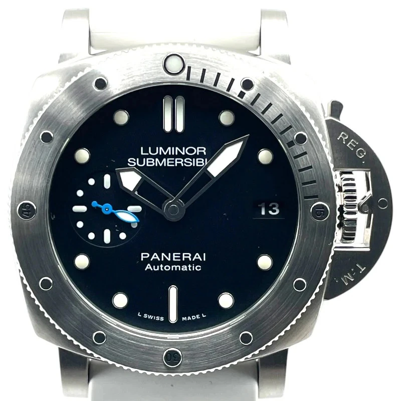 Panerai — PANERAI Luminor 1950 3 PAM00682 42mm SS Black Dial Automatic Watch #OKW1070