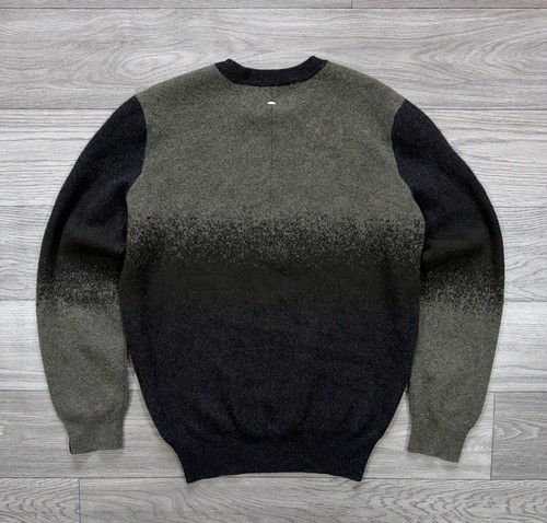 Rag & Bone Downing Gradient Wool blend Jumper Green Men’s Size Large - Picture 4 of 10