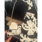 Williams Sonoma Autumn Crevel Black EmbroidNapkins Set of 4 New and Table Runner