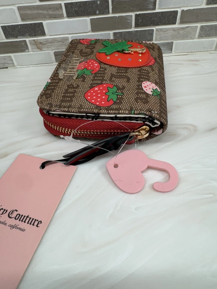 Juicy Couture Fresa Recién Escogida Cartera y Cartera Conjunto Castaño Chino Foto 4 de 4