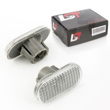 2x Blinkleuchte Kotflügel Seitenblinker Blinklicht weiss für DACIA RENAULT LOGAN