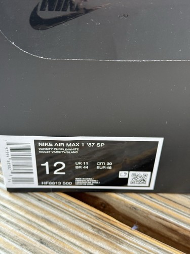 Nike Air Max 1 Supreme Purple in US 12 EU 46 - Bild 4 von 16