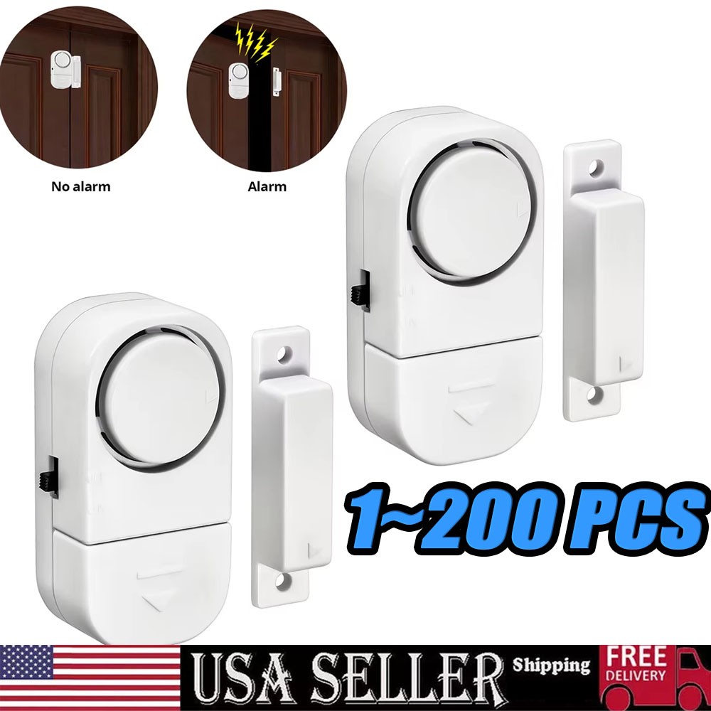 Wireless Home Window Door Burglar Security Alarm System Magnetic Sensor lot