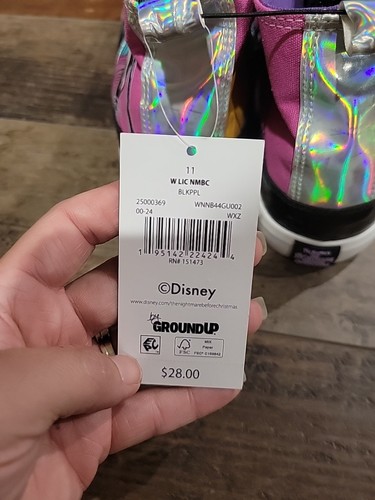 Disney The Nightmare Before Christmas Sneakers Womens High Top Shoes Size 11 - Picture 6 of 13
