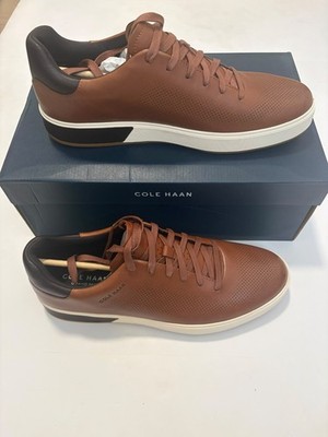 Cole Haan C40833 GrandPro AngleAce Lace up Sneakers Tan NIB US Men's 11.5
