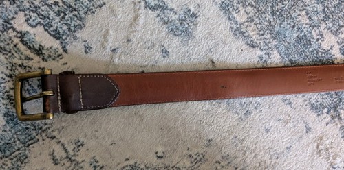 Cinturones Coach Hombre Negro Marrón 40” 100cm 2 Piezas Cuero - Imagen 6 de 9