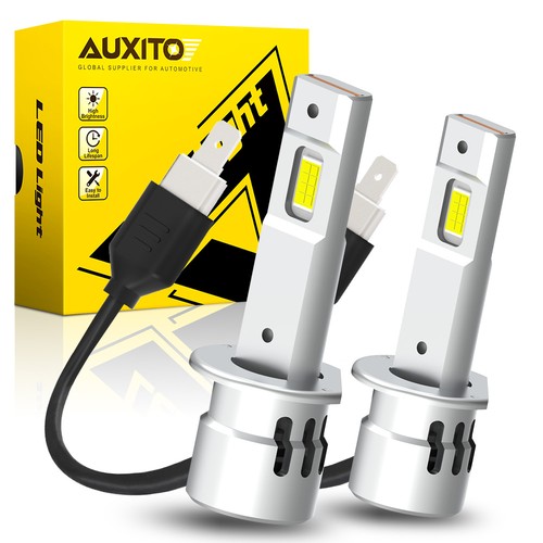 AUXITO H1 LED Headlight Bulbs High Kit Low Beam Bright Conversion 6500K 30000LM