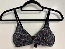 Pepper Limitless Wirefree Wireless Scoop Floral Sports Bra Size XS 32A AA B