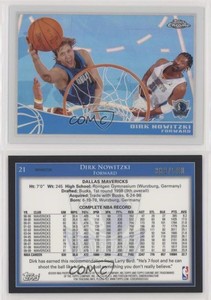2009-10 Topps Chrome Refractor /500 Dirk Nowitzki #21 HOF