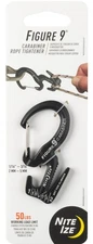 Nite Ize Figure 9 Carabiner Rope Tightener, Small - Black