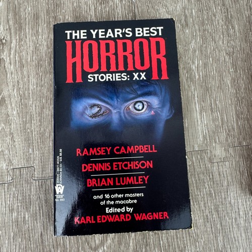 Lot of 3 Vintage THE YEAR'S BEST HORROR STORIES XX-XXII 1992-94 DAW First Print - Picture 2 of 12