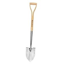  Round Point Gardening Shovel with Wood D 40.98 inch Round Point Digging Shovel