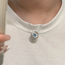 Iron Man Arc reactor Pendant Necklace 925 Sterling Silver Jewelry Unisex Gift