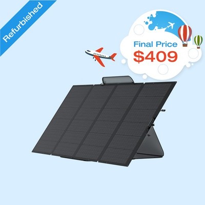 EcoFlow　400Wソーラーパネル　新品・未使用 EcoFlow エコフロー 400Wソーラーパネル SOLAR400W | スマート