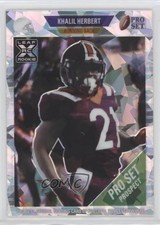 2021 Leaf Pro Set Metal Silver Crystals 5/10 Khalil Herbert #53 03ks