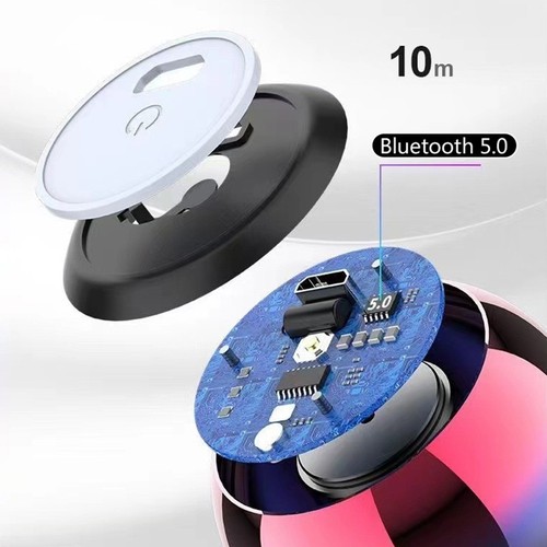 1PC Small Steel Cannon Metal Heavy Duty Subwoofer Outdoor Mini Bluetooth Spe _tm - Zdjęcie 10 z 15