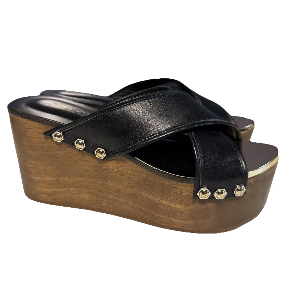 Cunha Rachel Zoe preta com grão de madeira tamanho 6,5 M - Imagem 4 de 4