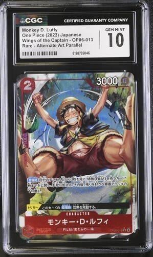 Monkey.D.Luffy (Alternate Art) graded CGC 10 for sale on eBay