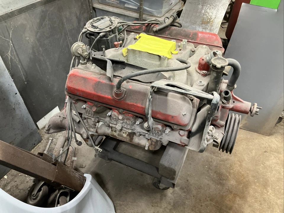 Двигатель 1970 Oldsmobile 455 с коллектором Edelbrock Performer - Изображение 3 из 4