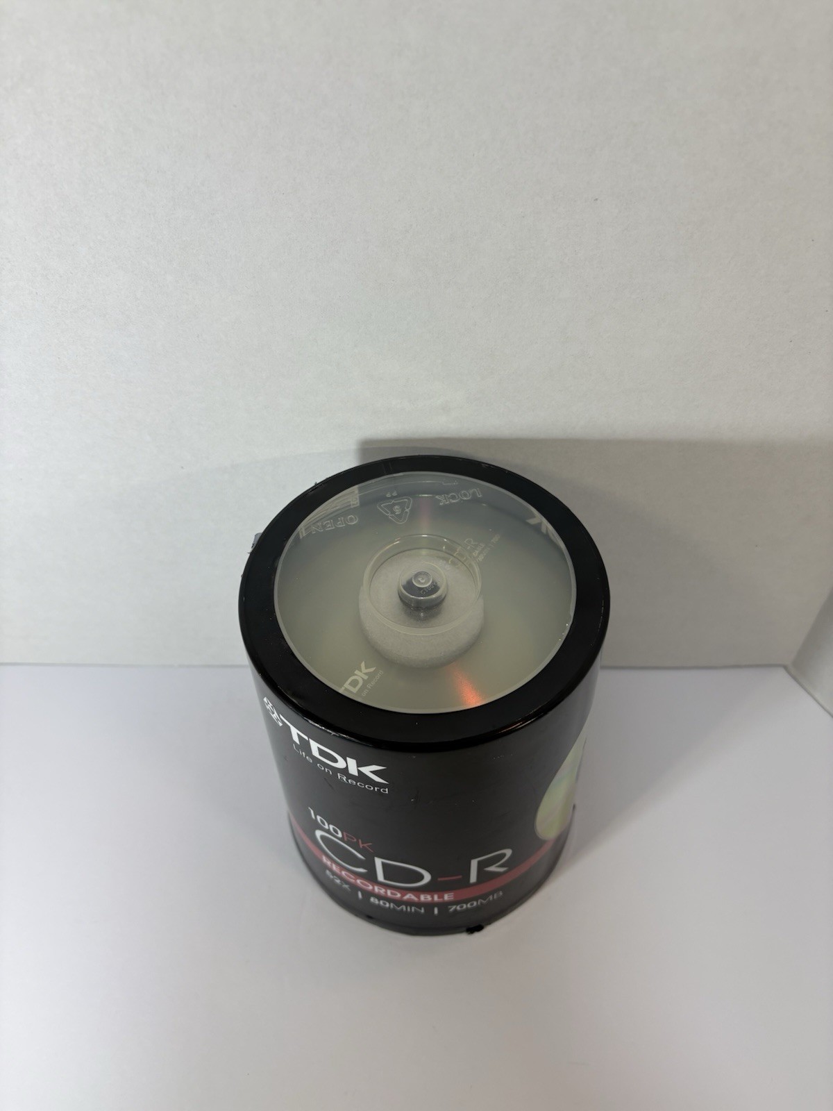 TDK CD-R 100 Pack 52x 80min 700MB Blank Recordable Media Spindle New Sealed