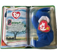 Ty Beanie Babies Legends _ Peanut the Royal Blue Elephant 1995 NEW & UNOPENED 