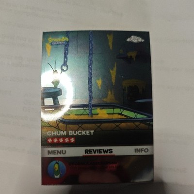 SpongeBob 2025 Topps Chrome ''Chum Bucket'', BB-11