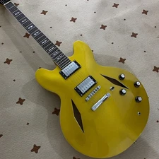 DG 335 GoldTop Electric Guitar Semi-Hollow Body rosewood fretboard FREE Shipping