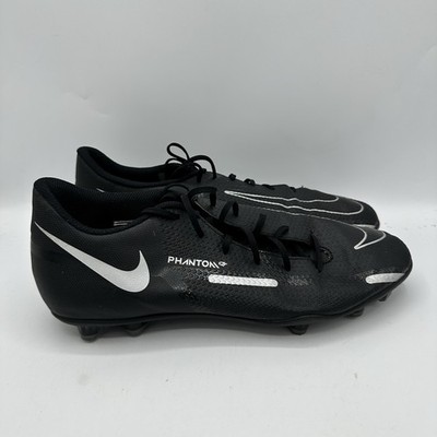 Nike Soccer Cleats Phantom GT2 Club MG Black Silver DA5640-007 Men's Size 10.5