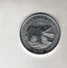 2018 CANADIAN POLAR BEAR .9999 FINE SILVER 1/2 TROY OZ SILVER ROUND