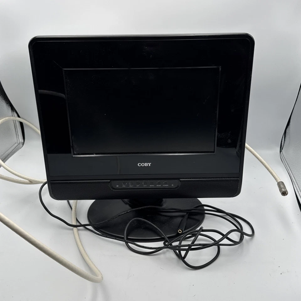 "TV digital Coby 10,2"" pulgadas TFT LCD TF-TV1022 - portátil completo funcionando" Foto 4 de 4