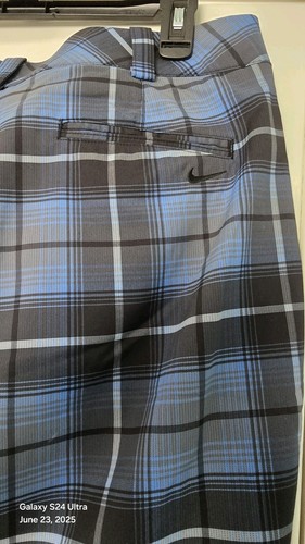 Nike Golf Tour Performance DRI-FIT blau karierte Damenhose Größe 14 " - Bild 4 von 5