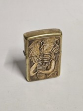 BRIQUET ZIPPO ELEPHANT EN LAITON / COLLECTION / ANNÉES 90 / VINTAGE 