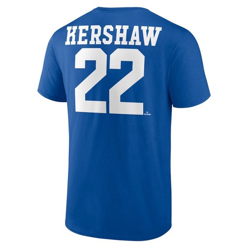 Herren Fanatics Clayton Kershaw Los Angeles Dodgers Name & Nummer Trikot T-Shirt - Bild 3 von 3